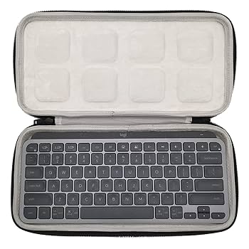 Logicool MX KEYS MINIキーボード (収納ケース付き) Geekria キーボードケース 収納ケース 互換品 ロジクール